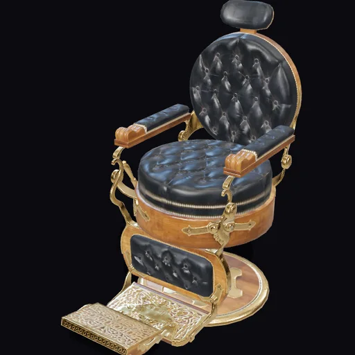Barber Shop Chair 01
